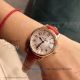 Perfect Replica Jaeger-LeCoultre Rendez-Vous Rose Gold Bezel Red Leather Strap 33mm Watch (4)_th.jpg